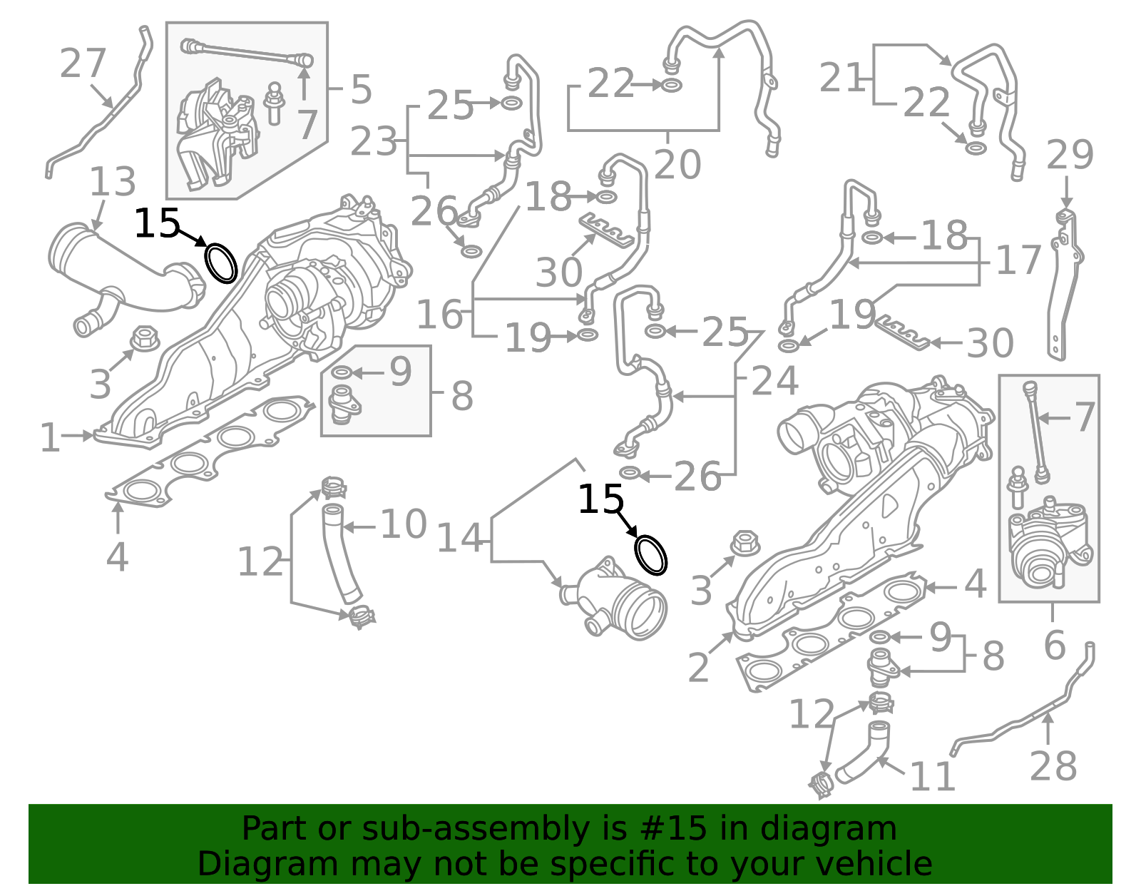 Oem 26f Wht 2013-2018 Audi Intake Hose O-Ring WHT-005-529 | OEM Parts Online