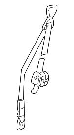 88955832 - Electrical: Belt &amp; Retractor for Chevrolet: Monte Carlo Image