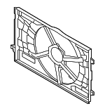8W0121207B - Cooling System: Fan Shroud for Audi Image