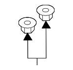 6511637AA - Body: Hinge Nut for Mopar Image