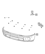 6104899AA - Electrical: Plastic Rivet for Mopar Image