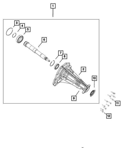 Case, Extension, Oil Pan, and Indicator (Dipstick) for 2012 Ram 1500 #0