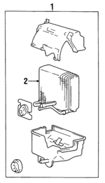 9760124001 - HVAC: Evaporator Assembly for Hyundai: Excel, Scoupe Image