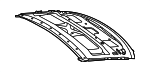 2366501300 - Body: Rear Header for Mercedes-Benz Image