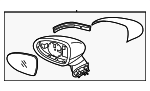 876101W151 - : Mirror Assembly for Kia: Rio Image