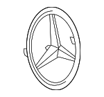 9078172400 - Body: Emblem for Mercedes-Benz Image