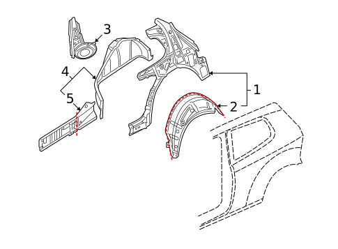 Inner Structure for 2011 Volkswagen Golf #0