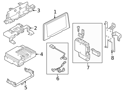 Antenna & Radio for 2018 Mazda 6 #2