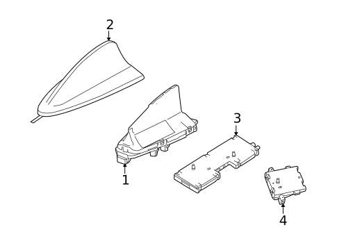 Antenna & Radio for 2017 BMW X5 #0
