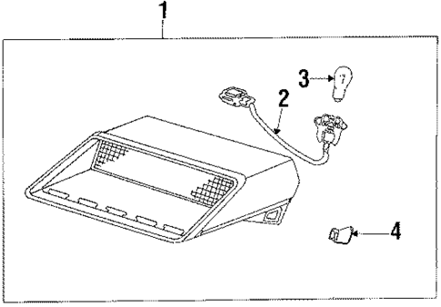High Mount Lamps for 1987 Honda Accord #0