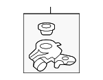 G91H20R010 - Cooling System: Reservoir Tank Bracket for Toyota Image