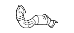 18307553595 - Exhaust: Pre-converter for BMW: 135i, 335i, 335i xDrive, 335is, 335xi Image