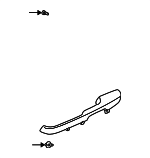 83583S9VA41ZA - Body: Armrest for Honda: Pilot Image