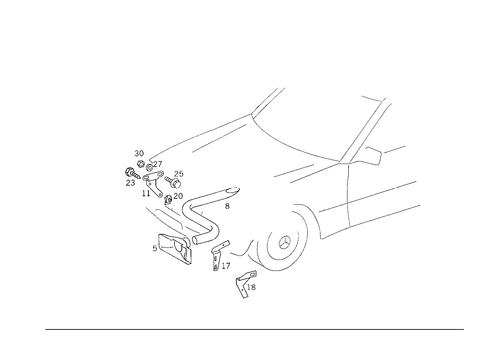 Engine Mount Cooling for 1993 Mercedes-Benz 500E #0