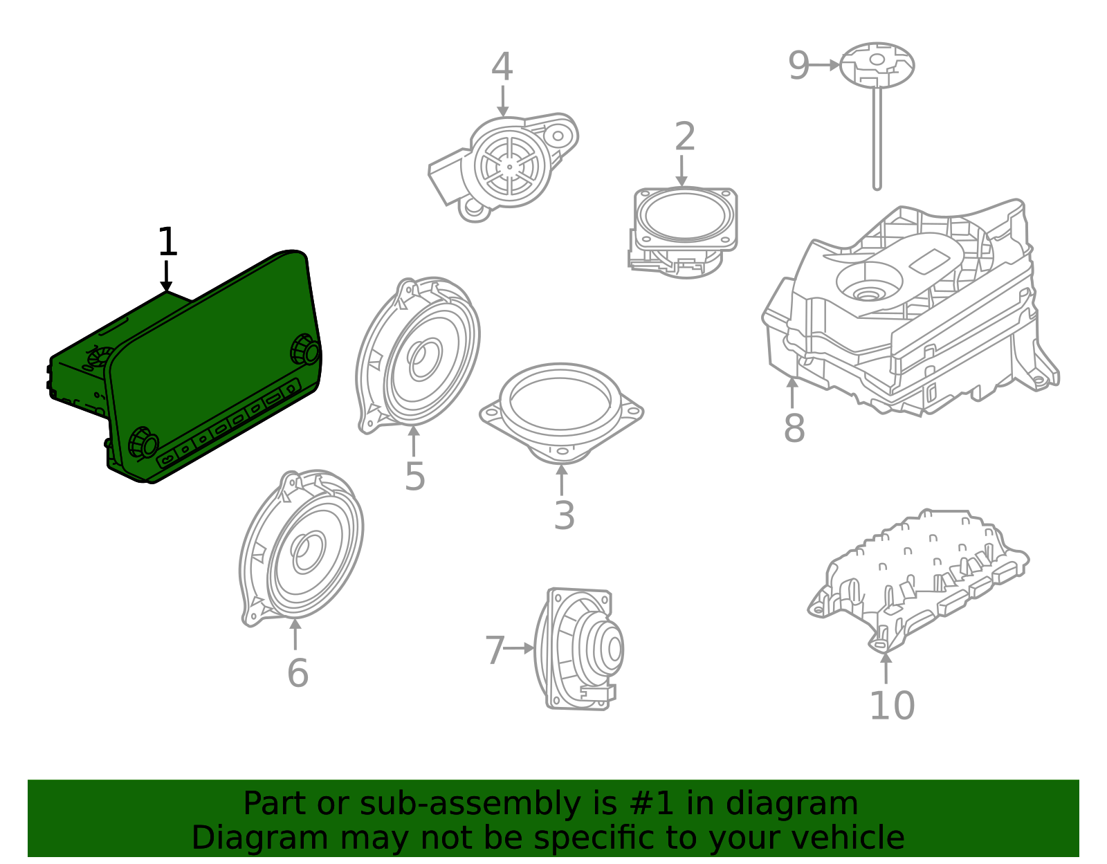 25915-6TA1B | Genuine Nissan Factory GPS Navigation System # 25915 ...