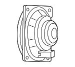 281566RR0A - Body: Rear Speaker for Nissan Image