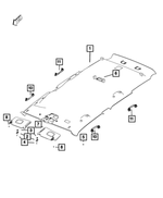 7ES88MS7AA - : Visor, Right for Mopar Image
