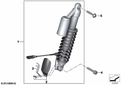 Spring Strut, Add-on Parts for 2019 BMW-Motorrad R 1250 GS Adventure #0