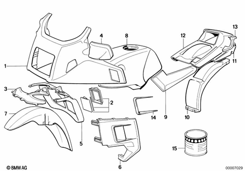 Painted Parts for 1986 BMW-Motorrad K 100 LT #1