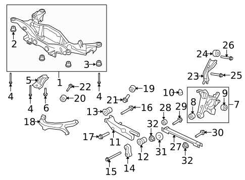 Rear Suspension for 2009 Ford Taurus X #0