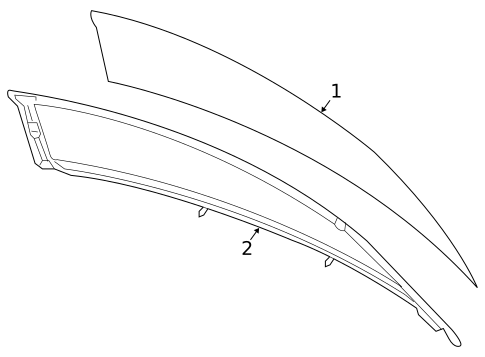 Glass & Hardware - Back for 2005 Chevrolet SSR #0