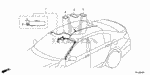 32155T3VA00 - Electrical/Exhaust/Heater/Fuel: WIRE HARNESS, INTERIOR for Honda Image