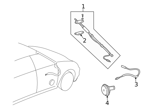 Antenna & Radio for 1998 Honda Civic #0