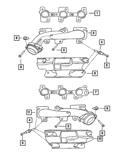 Manifolds for 2007 Dodge Durango #0