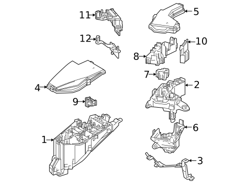Fuse & Relay for 2025 Toyota Mirai #1