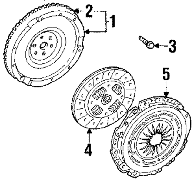 YS8Z7563AA - : Plate Assembly Clutch Pressure for Ford Image