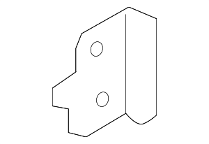 8W1823633C - Body: Hood Release Handle Bracket for Audi Image