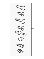 8W0098615A - Body: Hood Mount Kit for Audi: A4, A4 allroad, A4 Quattro, S4 Image
