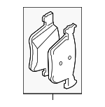 34106799801 - Brakes: Brake Pads for BMW: 228i, 228i xDrive, 230i, 230i xDrive, 320i, 320i xDrive, 328d, 328d xDrive, 328i, 328i GT xDrive, 328i xDrive, 330e, 330i, 330i GT xDrive, 330i xDrive, 335i, 335i xDrive, 340i, 340i xDrive, 428i, 428i Gran Coupe, 428i xDrive, 428i xDrive Gran Coupe, 430i, 430i Gran Coupe, 430i xDrive, 430i xDrive Gran Coupe, 435i, 435i xDrive, 440i, 440i xDrive, ActiveHybrid 3, M2, M235i, M235i xDrive, M240i, M240i xDrive, M3, M4 Image