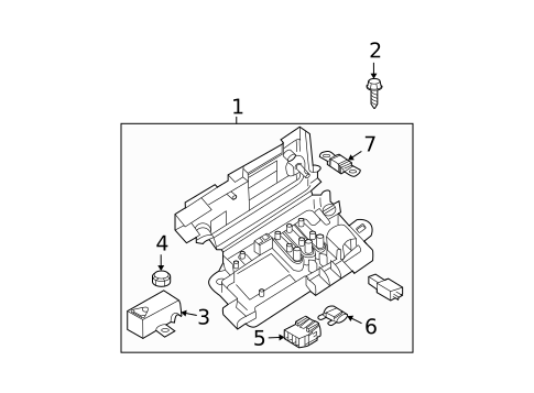 Fuse & Relay for 2009 Volkswagen Passat #1