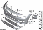 51117293808 - : Insert, Air Intake, Center for BMW Image