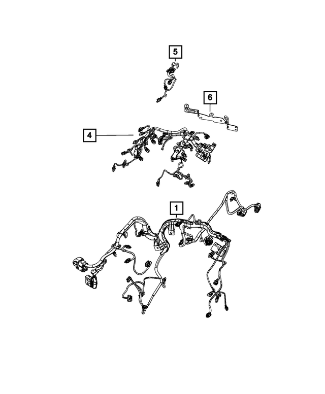 68467849AE - Electrical: Engine Wiring for Mopar Image