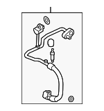 5Q0816743L - : Suction Line for Audi: A3 Sportback e-tron Image