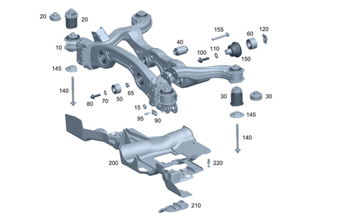 Rear Axle Support for 2025 Mercedes-Benz GLB35 AMG #0