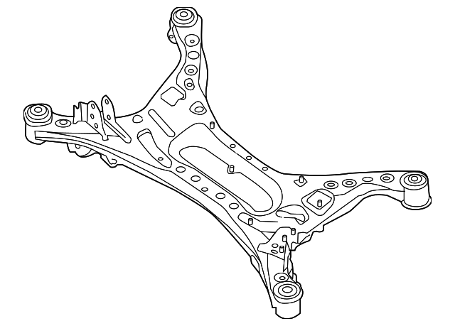 2013-2023 Nissan Rear Suspension Member 55400-4RA2C | Parts