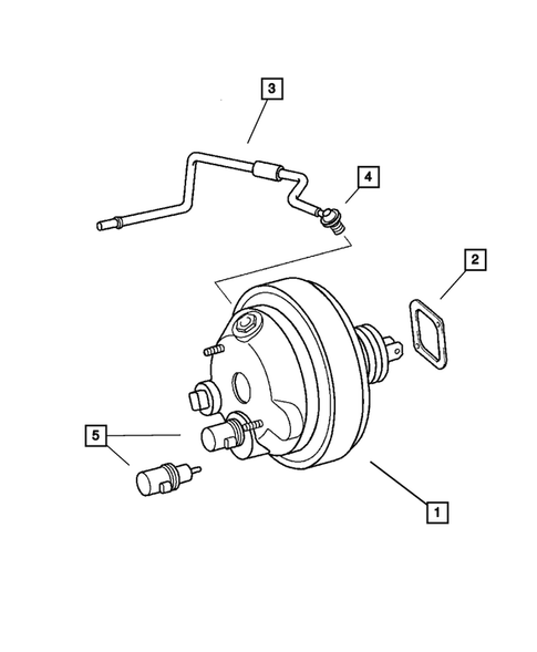 Power Brake Booster for 2005 Chrysler Crossfire #0