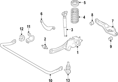 Rear Suspension for 2008 Volvo C70 #0