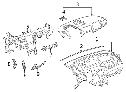 Instrument Panel for 2013 Buick Encore #0