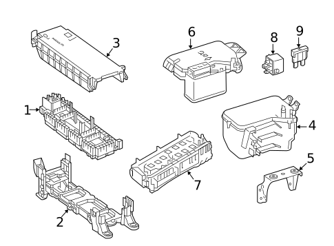 Flasher Units, Fuses, & Circuit Breakers for 2023 Mercedes-Benz Metris #0