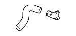 25415K0000 - Cooling System: Lower Hose for Kia Image