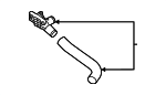 25327K0000 - Cooling System: Upper Hose for Kia Image