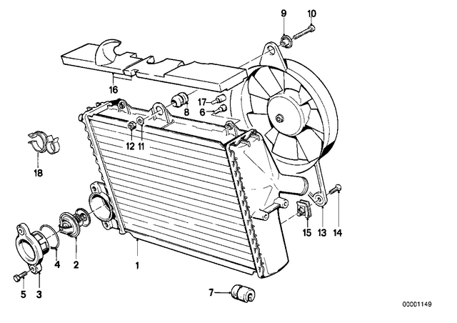 17111460400 - : Bump Stop for BMW-Motorrad Image