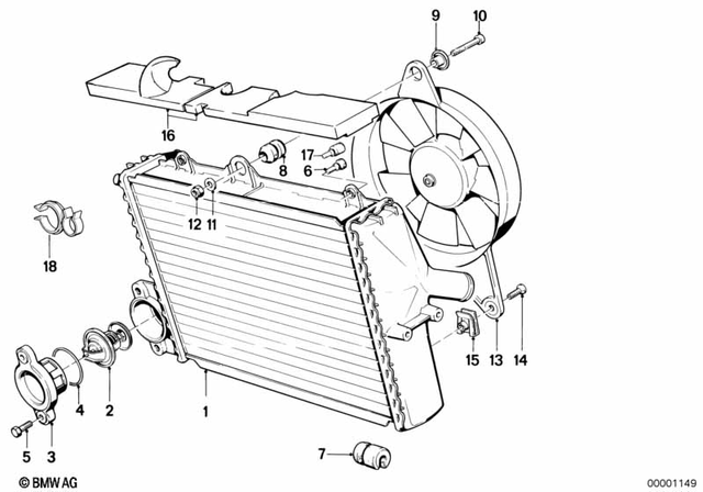 17111460716 - : Thermostat                for BMW-Motorrad Image