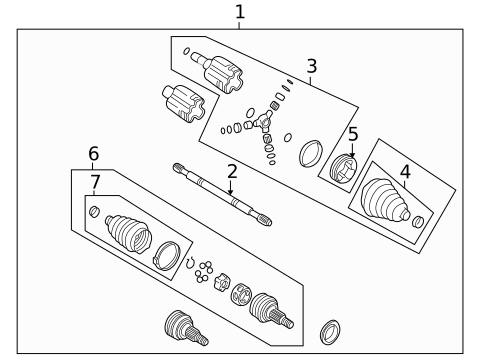 Drive Axles for 2008 Buick LaCrosse #0