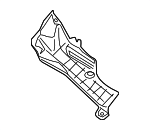 7L6825662A - : Floor Pan Heat Shield for Audi Image