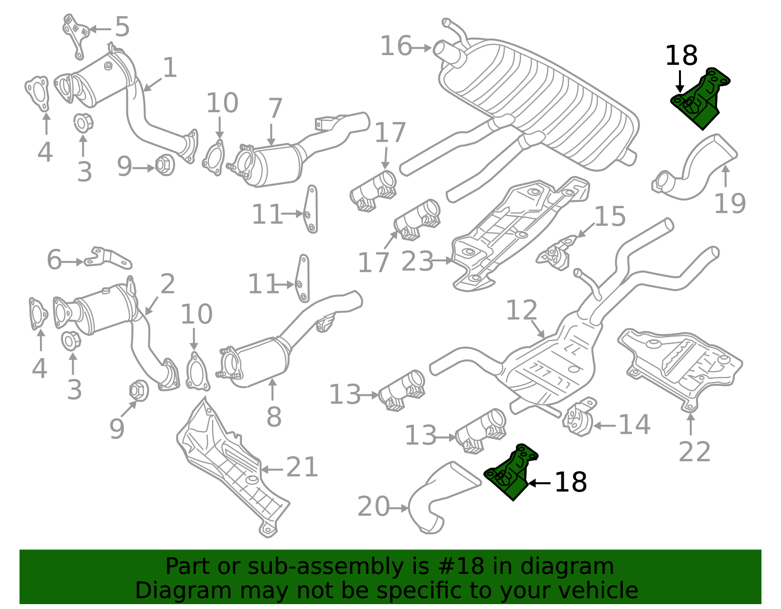 7L0-253-144-E - High-Quality Rear Muffler Bracket for 2007-2015 Audi Q7